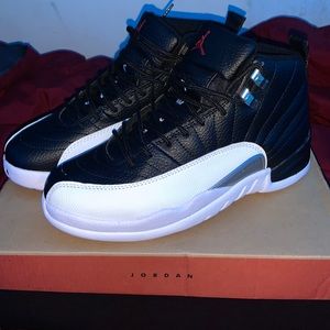 These are Jordan 12 “Playoffs”